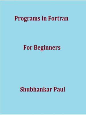 cover image of Programs in Fortran